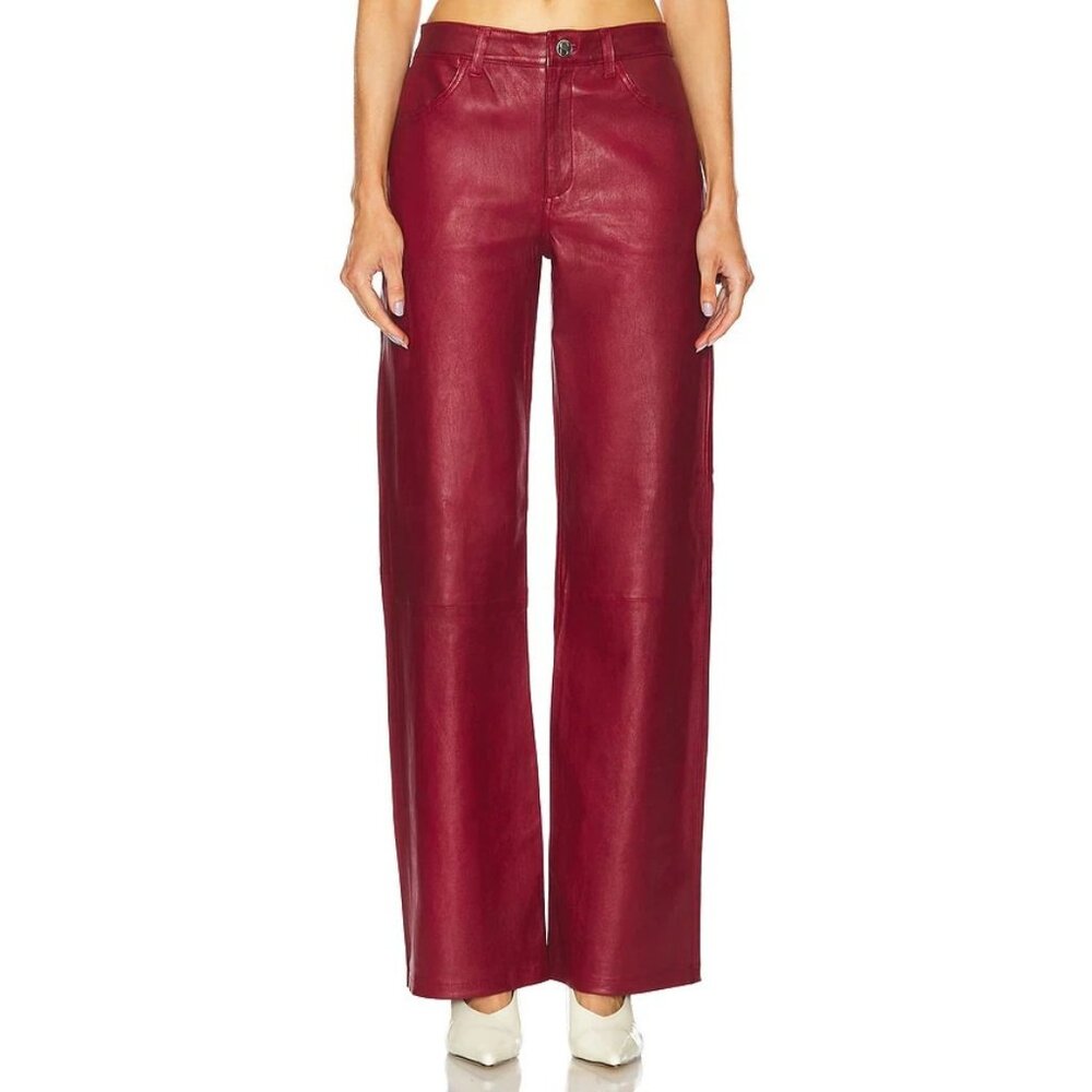 SPRWMN Carpenter Pants in Cherry Red